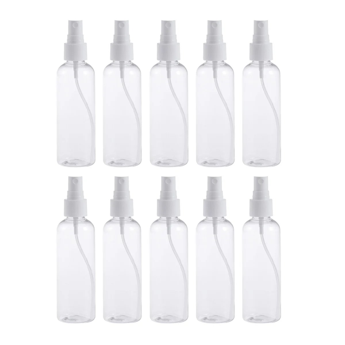 

10PCS Spray Bottle Fine Mist Clear Empty Spray Bottle for Essential Oils and Liquids, Travel Size Refillable Containers (