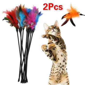 Feather Cat Teaser Wand 1