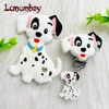 1/3/10Pc Dalmatians baby silicone beads teether clip cartoon animal tooth care pendant DIY pacifier chain accessories baby toys 2