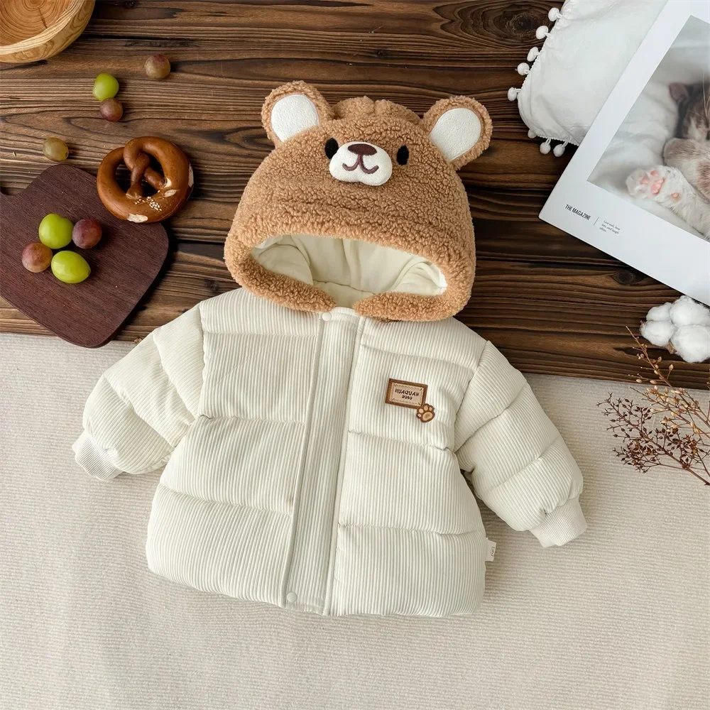 Fleece Jacket Teddy Bear Jacket With Hood And Ears Hoodie