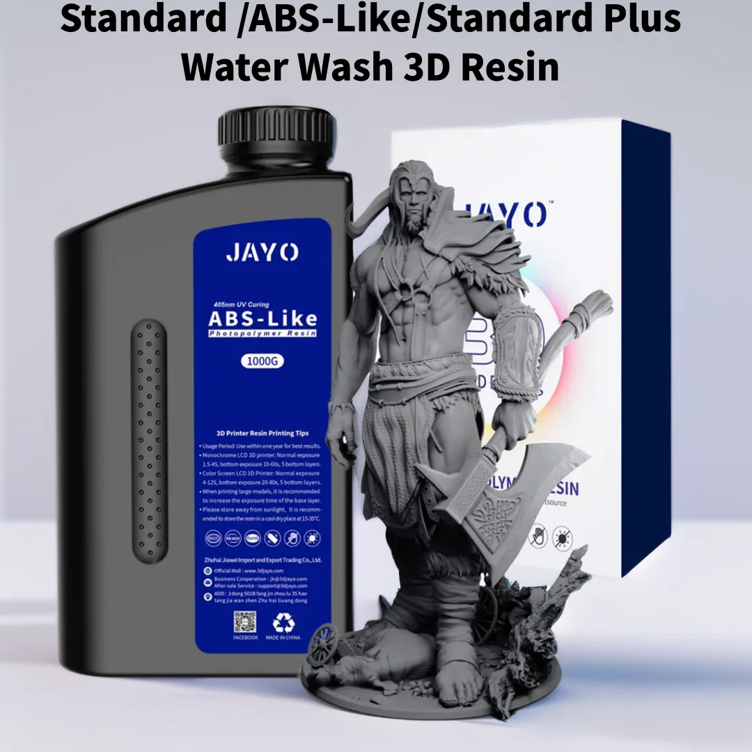 JAYO 3D Standard/ABS-like/Standard Plus/lavage à l'eau imprimante 3D résine UV 405nm pour LCD matériau d'impression 3D résine à durcissement rapide
