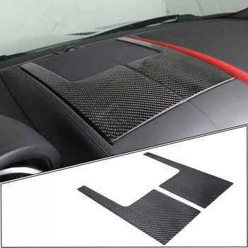 For Jaguar F-TYPE 2013-2023 Soft Carbon Fiber Center Console Air Conditioning Vent Panel Decorative Sticker Interior Accessories 1