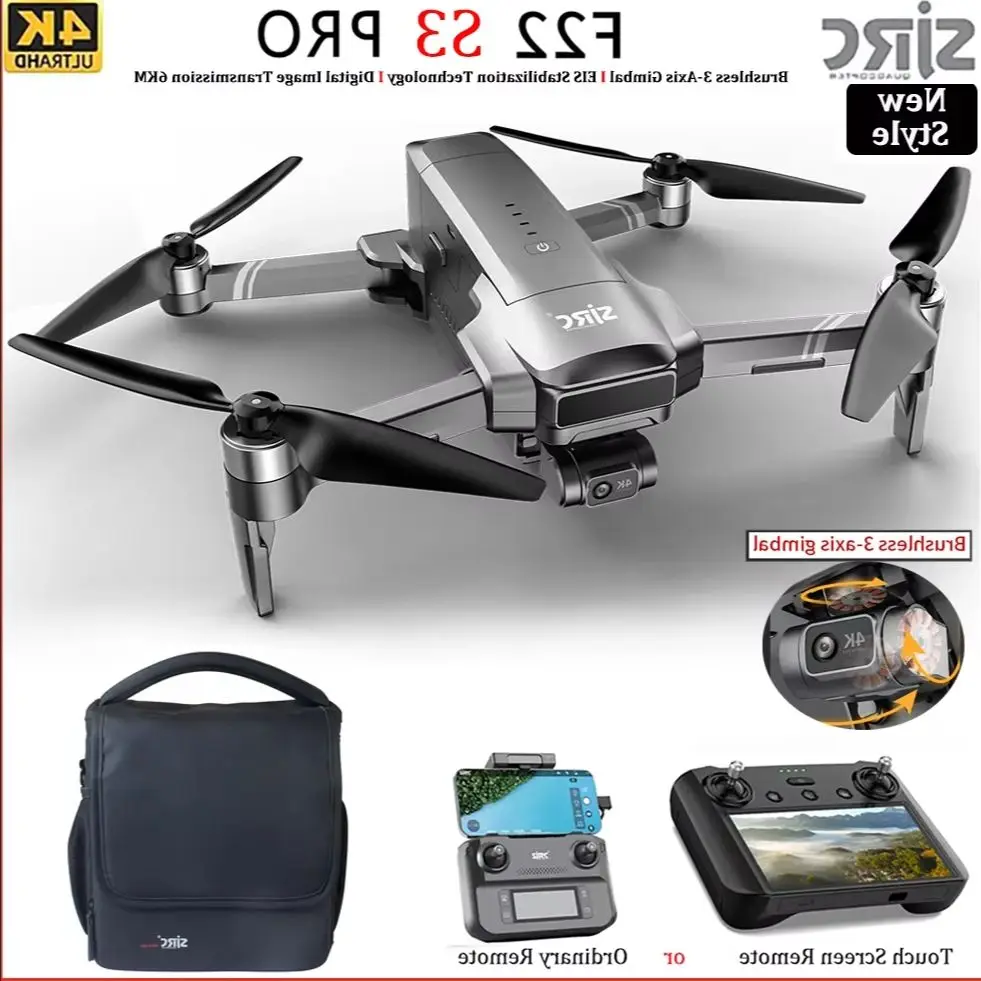 Gros plan sur la caméra 4K HD du drone pliable, avec GPS intégré.