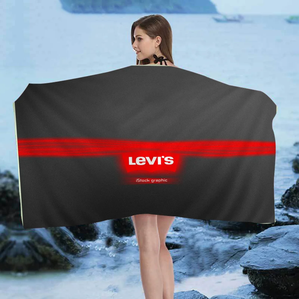 L-Levis Cartoon Beach Towel Cute Kawaii Room Decor Bath Girls Children Hand Towels For Bathroom Shower 3