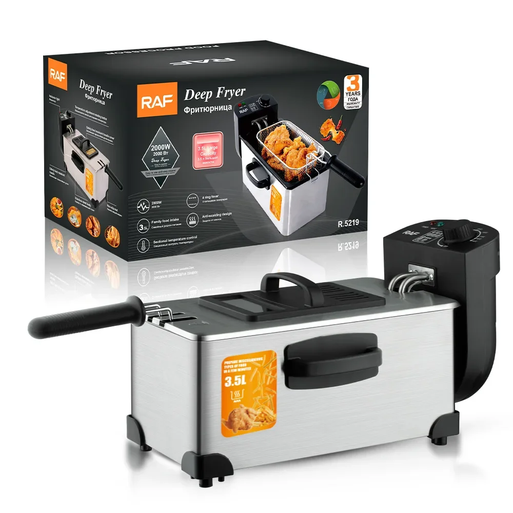 Home small electric fryer Commercial fritter fry machine set up fried skewers 3