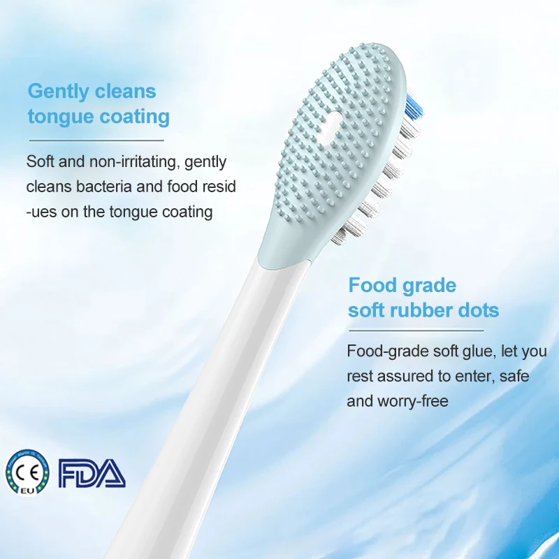 Toothbrush heads Replacement for SOOCAS X3/X3U/X5 Sonic Electric Tooth Brush DuPont Soft Bristle Nozzles With Vacuum Packaging