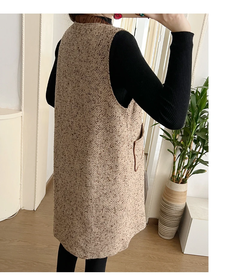 Autumn Winter Sweet Maternity Dress Suits Pregnant Woman Bowknot Collar Sleeveless V-neck Woolen Dress Long Sleeve Top Twinset
