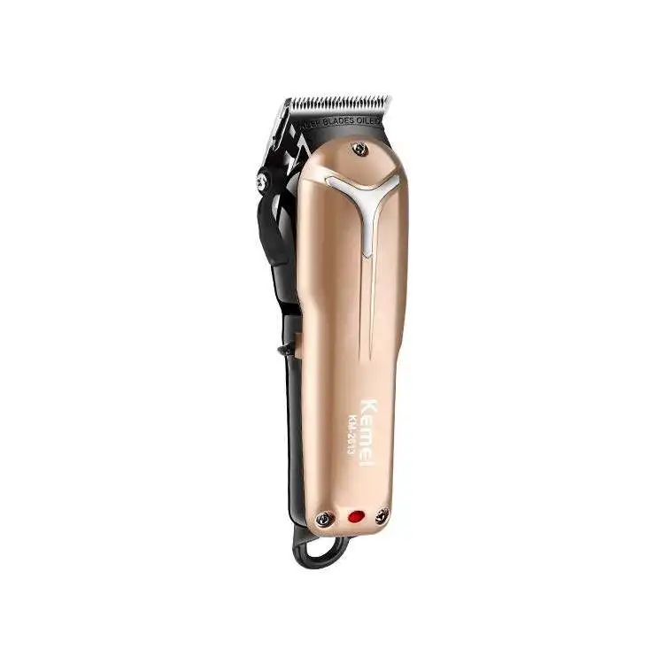 Kemei KM-2613 음소거 소음 감소 전문 미용실 무선 전기 헤어 클리퍼 기계, 남성용 헤어 커팅 머신