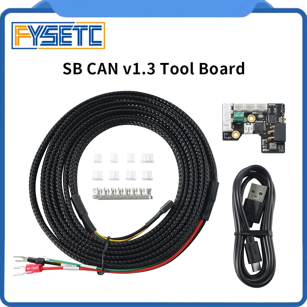 Fysetc sb Can Tool Board Baseado em Stm32f072 Suporte Klipper com Sensor de Aceleração Tmc2209 Axl345 para Impressora 3d Peças