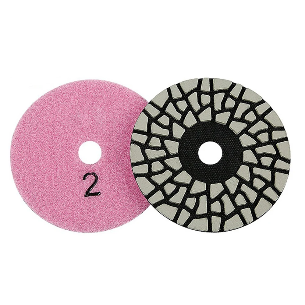 

4 Inch 100mm Abrasive Diamond Dry Polishing Pad Flexible For Grinding And Cleaning Granite Stone Concrete Marble Sanding Disc
