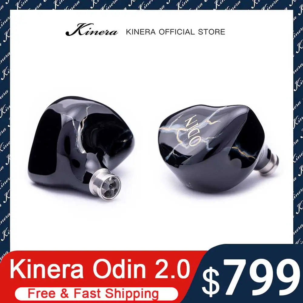 

Kinera Imperial Odin 2.0 8BA IEM Earphone With 8 Cores 6N OCC Cable Headphone 4.4mm Termination Plug Earbuds HiFi Music Headset