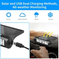 Car Solar Power Tire Pressure Alarm Monitor System Digital LCD Display TPMS Auto Security Alarm Systems Pressure External Sensor - Image 3