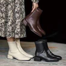 botas beige calcetin mujer – Compra botas beige calcetin mujer con envío  gratis en AliExpress version