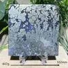 Natural Crystal Slab Maecasite Agate Stones Section Gemstone Meditation Room Home Decoration Geode Witchcraft Feng Shui +Stand 3