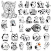 Fine Highland Cow & Squirrel Rabbit Hedgehog Animal Charm Beads Fit Original 925 Silver European Bracelet DIY Women Jewelry Gift 1