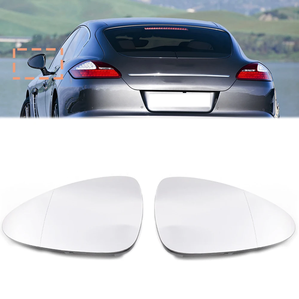 

Запасное стекло для зеркала заднего вида с подогревом для Porsche Panamera 2010 2011 2012 2013-2016 97073103505