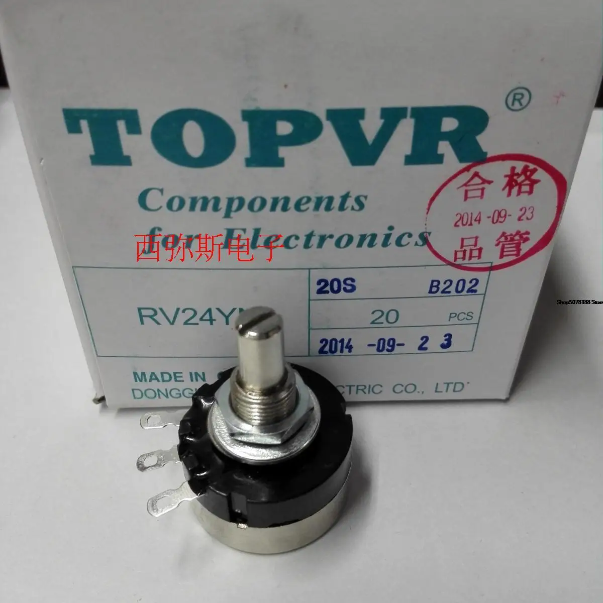 

Original topvr potentiometer rv24yn20sb102