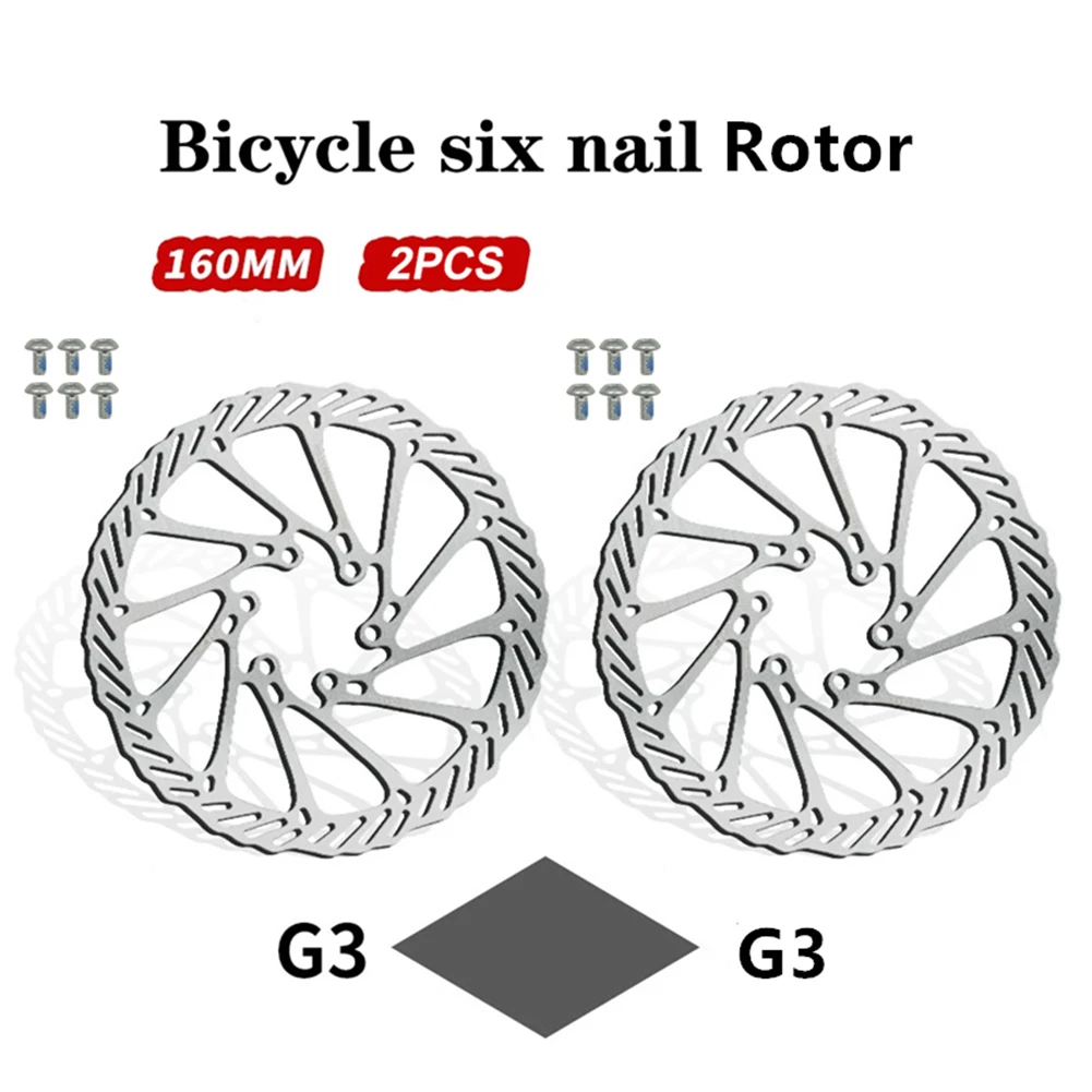 2pcsMTBRoadBikeBrakeDisk160mmG3DiscBrakeRotors44MMHole
