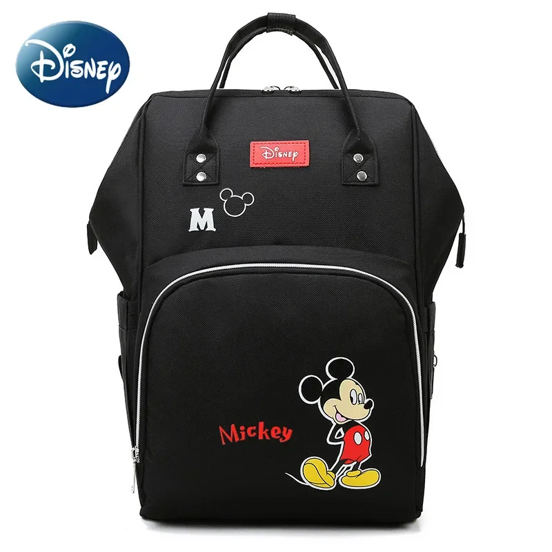 

Disney Diaper Bag for Women Girls Minnie Mouse Backpack Large Capacity Cute Kawaii Backpacks Oxford Waterproof Durable Portable