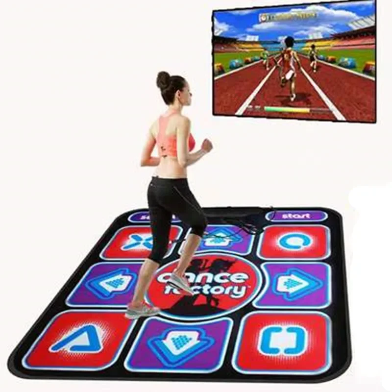 Dance mats Yoga Cut fruit multifunction game dance blanket television computer USB dual-use Household game Weight-loss Non-slip