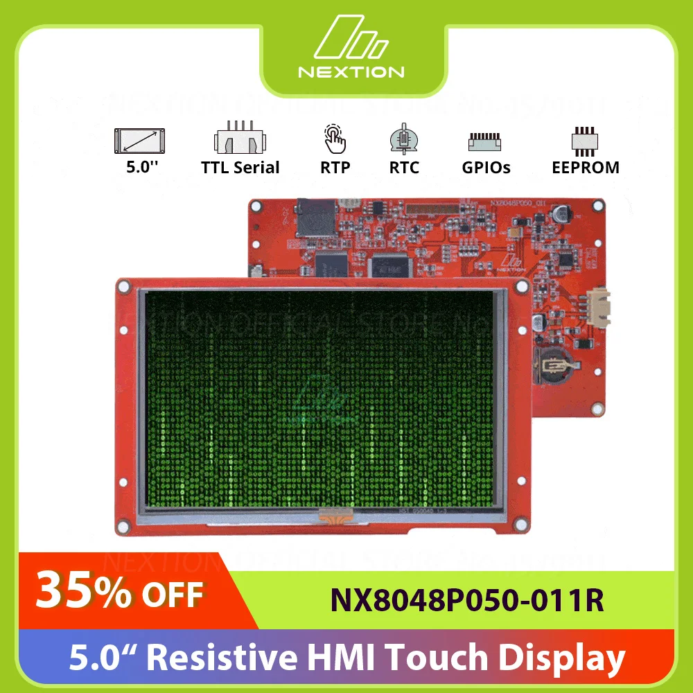 NEXTION-NX8048P050-011R-5-0-in-rezistif-HMI-dokunmatik-ekran-muhafaza ...