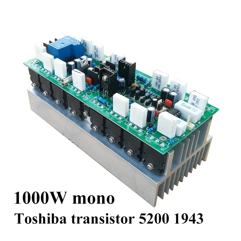 1000wMonoPowerAmplifierBoardHighPower16pcsToshibaTransistor