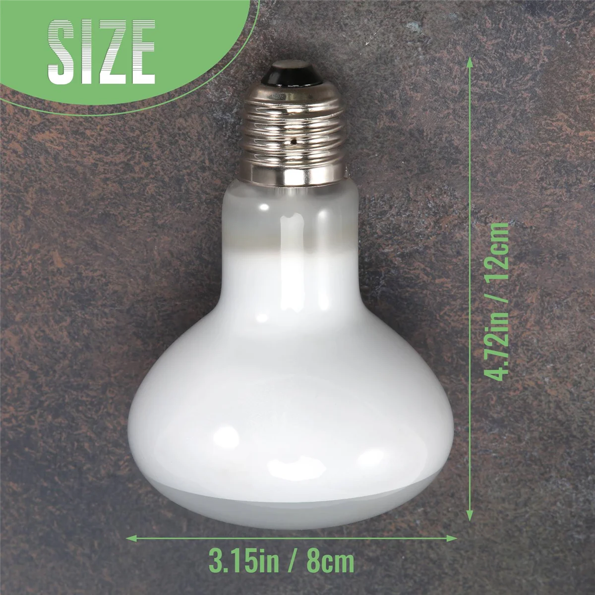 NOMOYPET 2 Pack Reptile Uvb Uva Heat Lamp Bulb For Reptiles Truly Sun-Like Bright Heat For Reptiles, Amphibian And Birds (100 W)