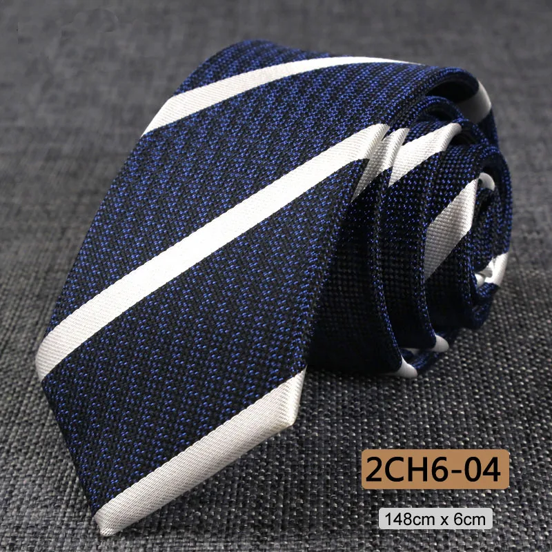 Neue Dünne 6CM Herren Krawatte Schlanke Schmale Krawatten Für Mann Plaids Gestreiften Paisley Jacquard Krawatte Business Party Corbatas krawatte – Detail 10