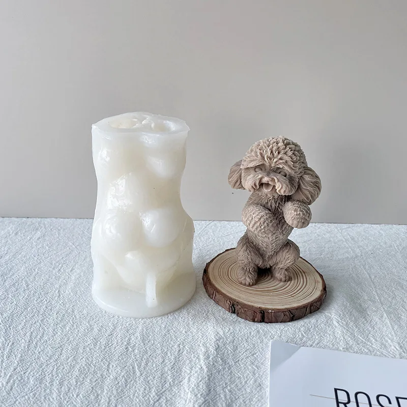 Moule En Silicone En Forme De Grand Chien - Pour Bougies, Résine époxy, Bijoux - Loisirs Créatifs Et Bricolage