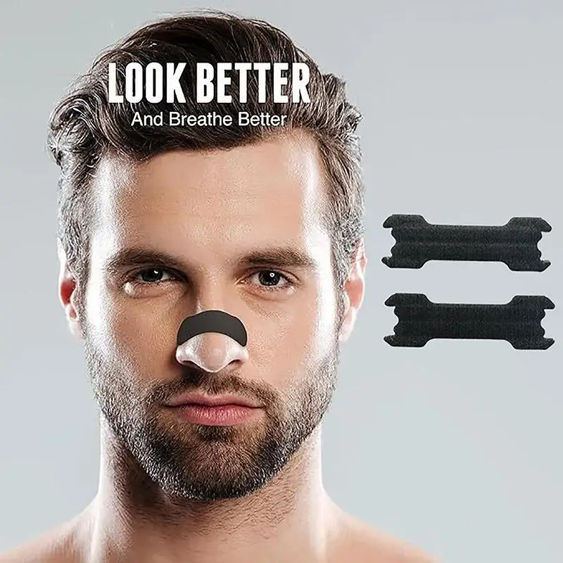 Nasal Strips Nose Strips Snoring Nose Strips 50pcs/Lot Extra Strength Breathable Bamboo Charcoal Fiber Stop Snoring and Relieve Nasal Congestion