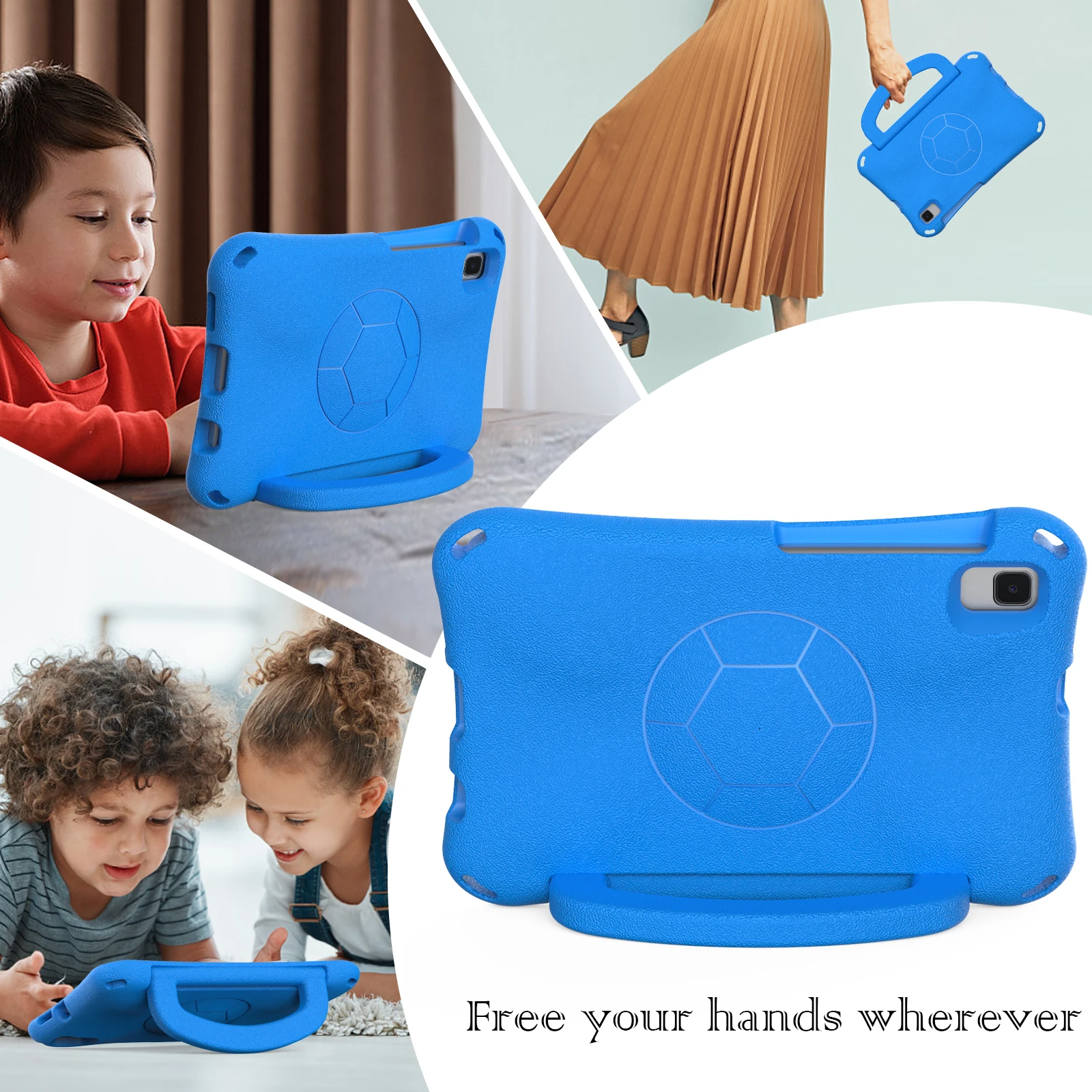 Lightweight Shockproof Tablet Cover with Handle Stand