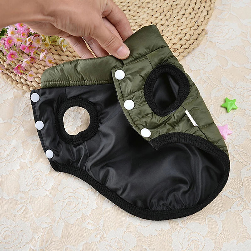 Double Sided Dog Coat for Small Medium Dogs, pet jacket