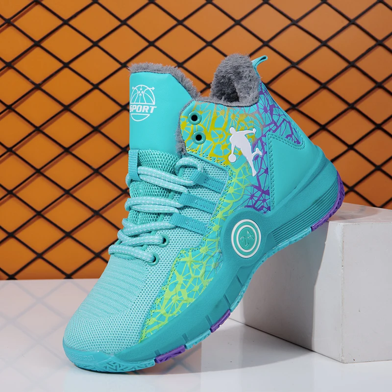 Basketball Shoes for Men LaceUp High Top Sneakers Mens Retro