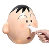Kawaii Cartoon Paper Roller Creative Household No-Punch Tissue Box Wall Mounted Tissue Box For Kitchen Bathroom 4