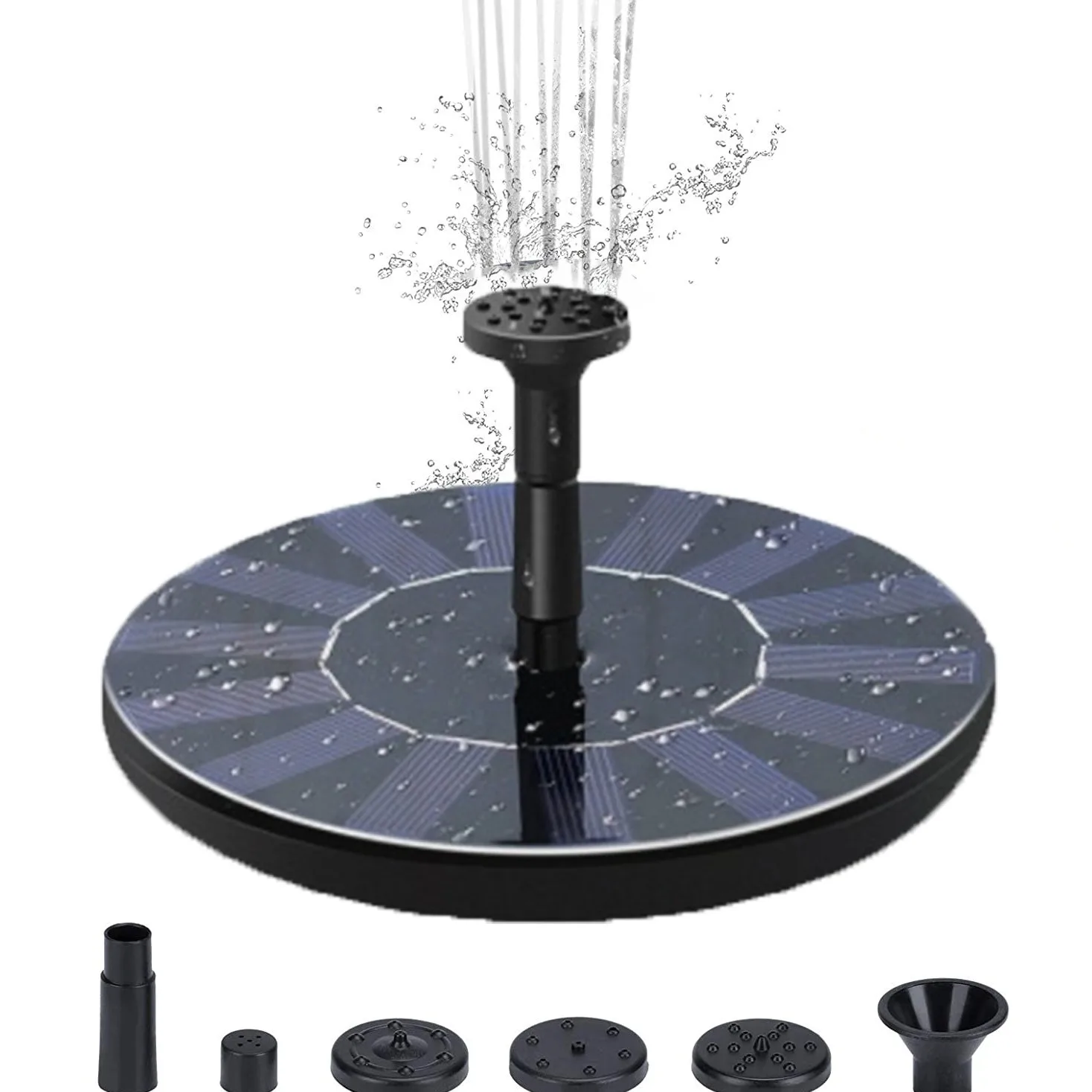 Solar Fountain Pool Bird Bath Fountain Floating Garden Manufacturers Supply Spot solar fountain,water fountain,garden pond fountain