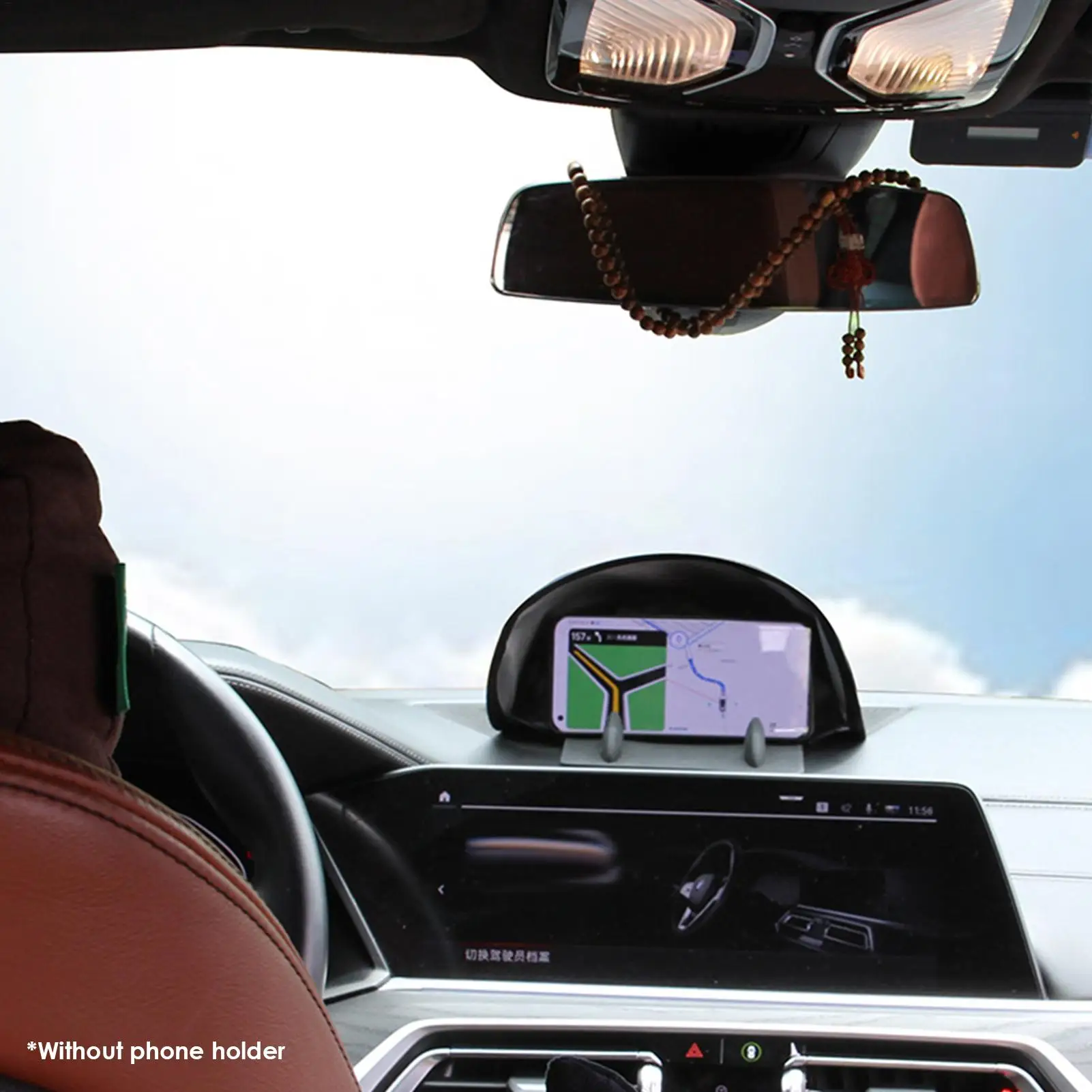 Foldable Car GPS Screen Sun Shade & Anti-Glare Protector Cover