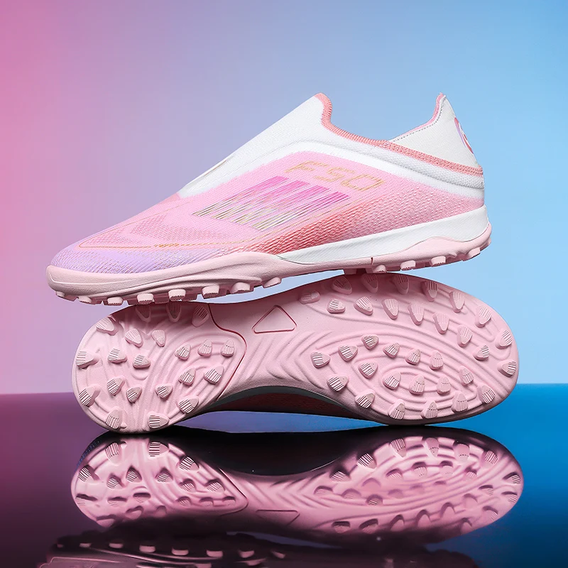 Men's Ultralight Breathable Football Boots - Long Spike Futsal and Indoor Soccer Shoes