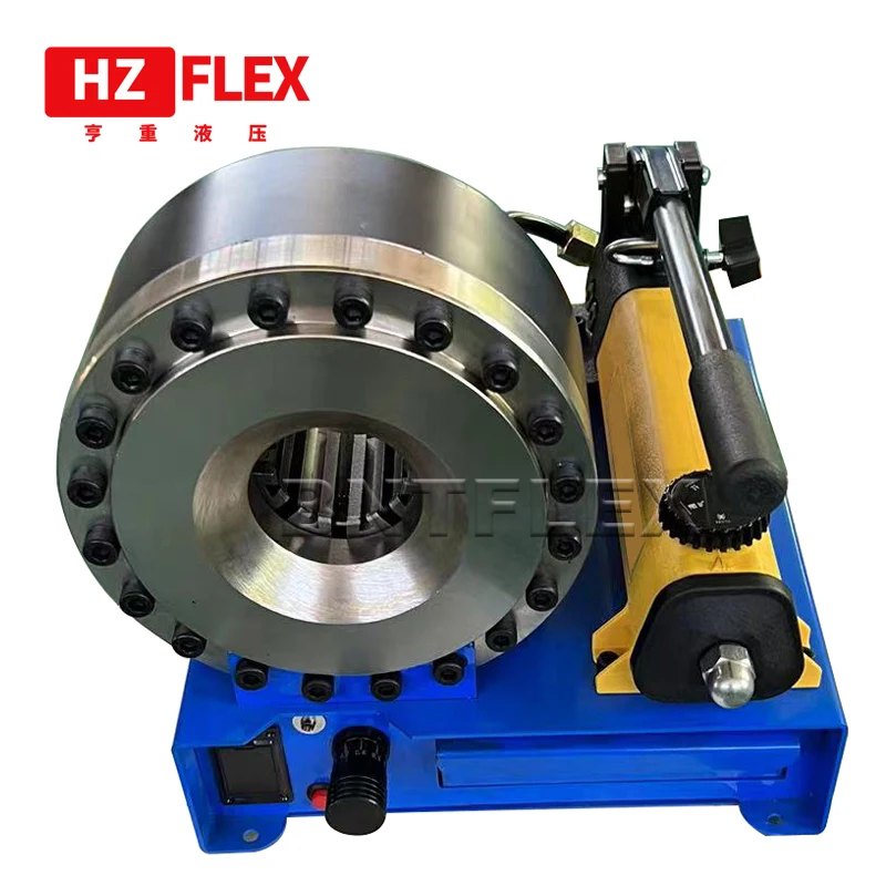 Vendite Calde!! Strumento Di Crimpatura Manuale Per Tubo Flessibile A/C P16Hp Strumento Di Crimpatura Per Tubi Da 1 Pollice Con 7 Set Di Matrici E Pom