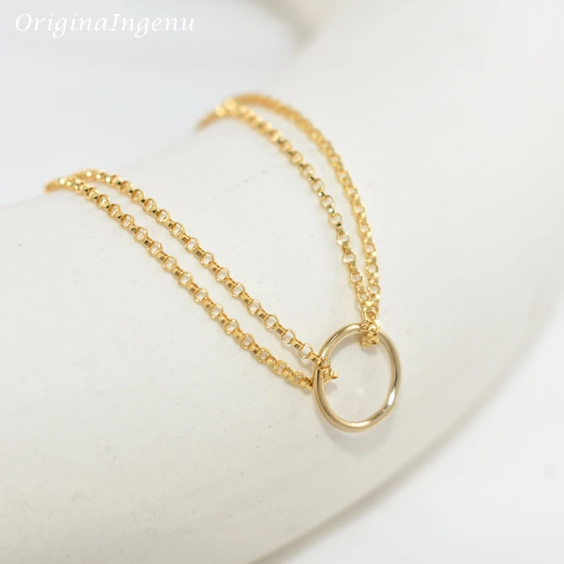 Delicate braccialetti in oro da donna Bracciale con perline a