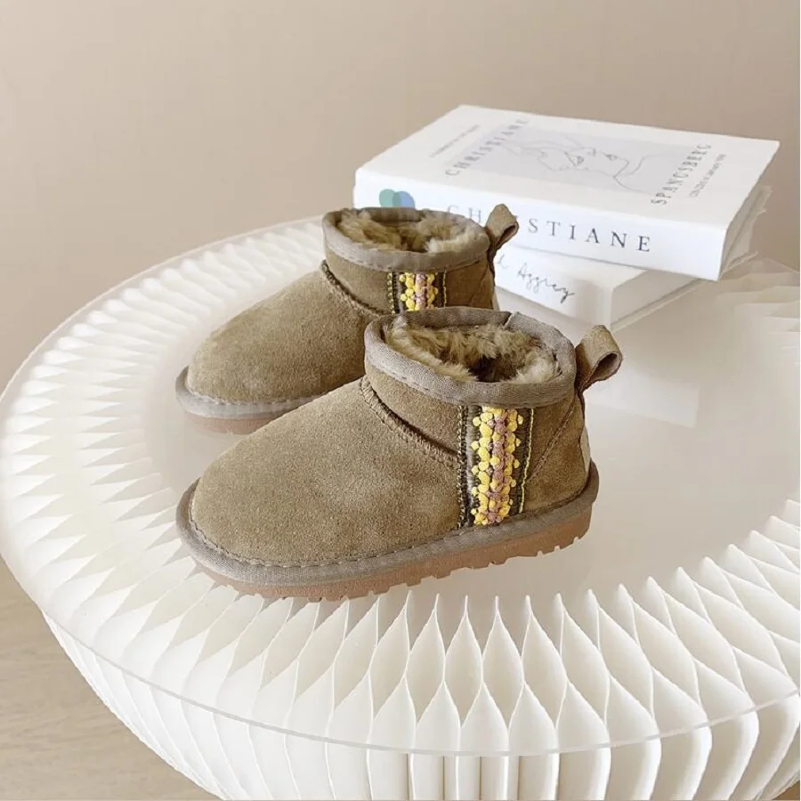 

Детские зимние ботинки с коротким рукавом, размер 24-35