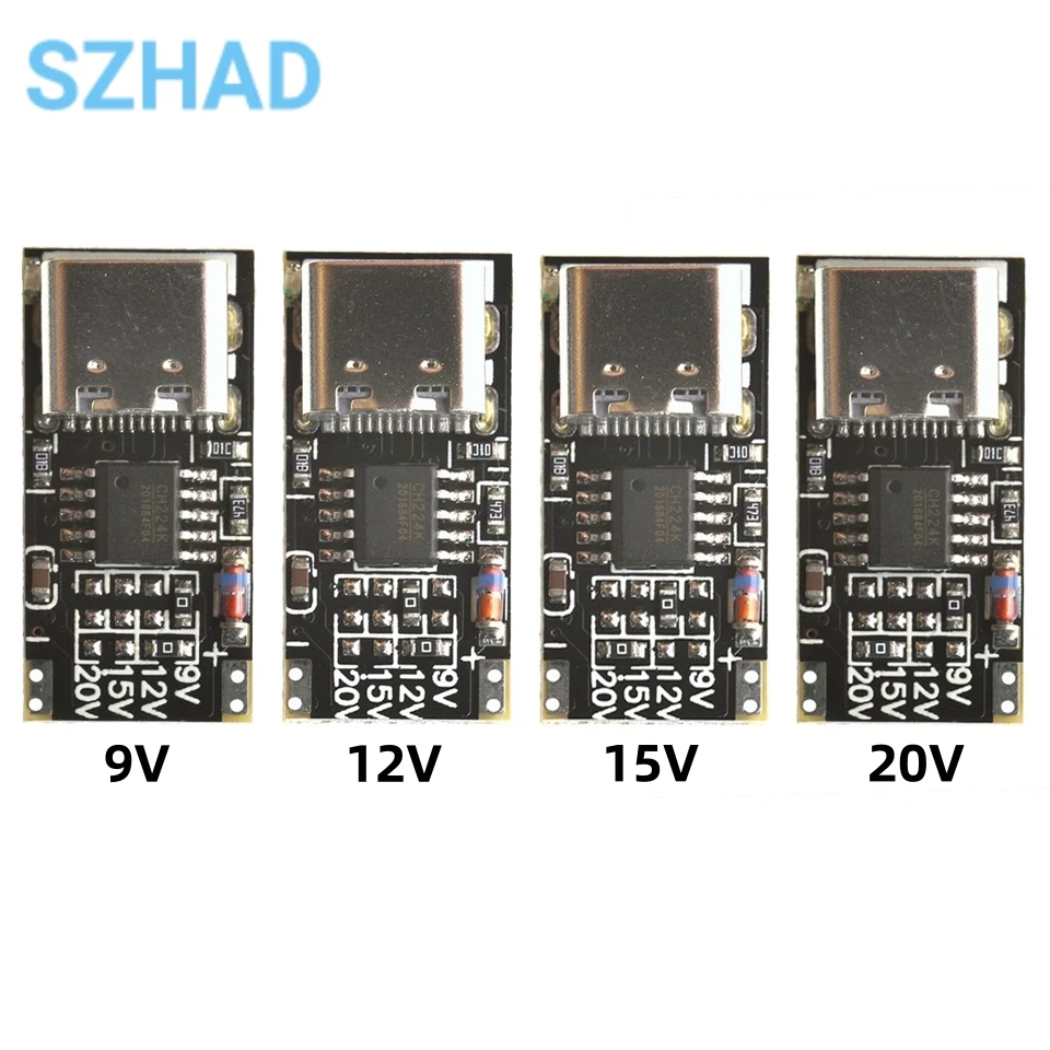 PD QC Decoder Board, USB-Schnelllade-Boost-Kabel für Typ-C, Power-Off-Router und Modem-Adapter