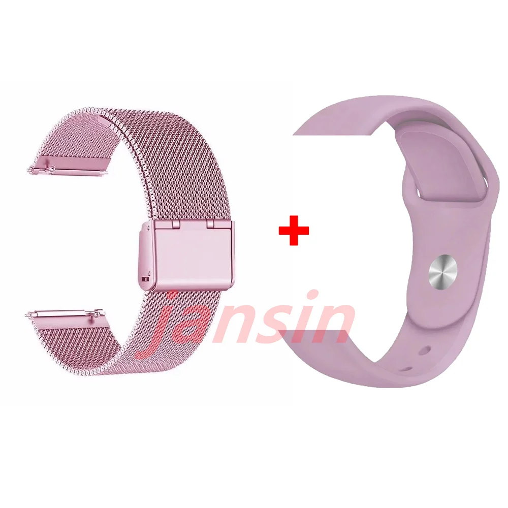 Dual-Pack Metal Watch Strap - 20mm/22mm Replacement Bands