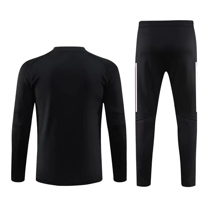 Sports Set Men's Sports Set German Fans Half Zipper Jacket Training wear games Jerseys Soccer Kit Adult Tops and Trousers Casual Wear
