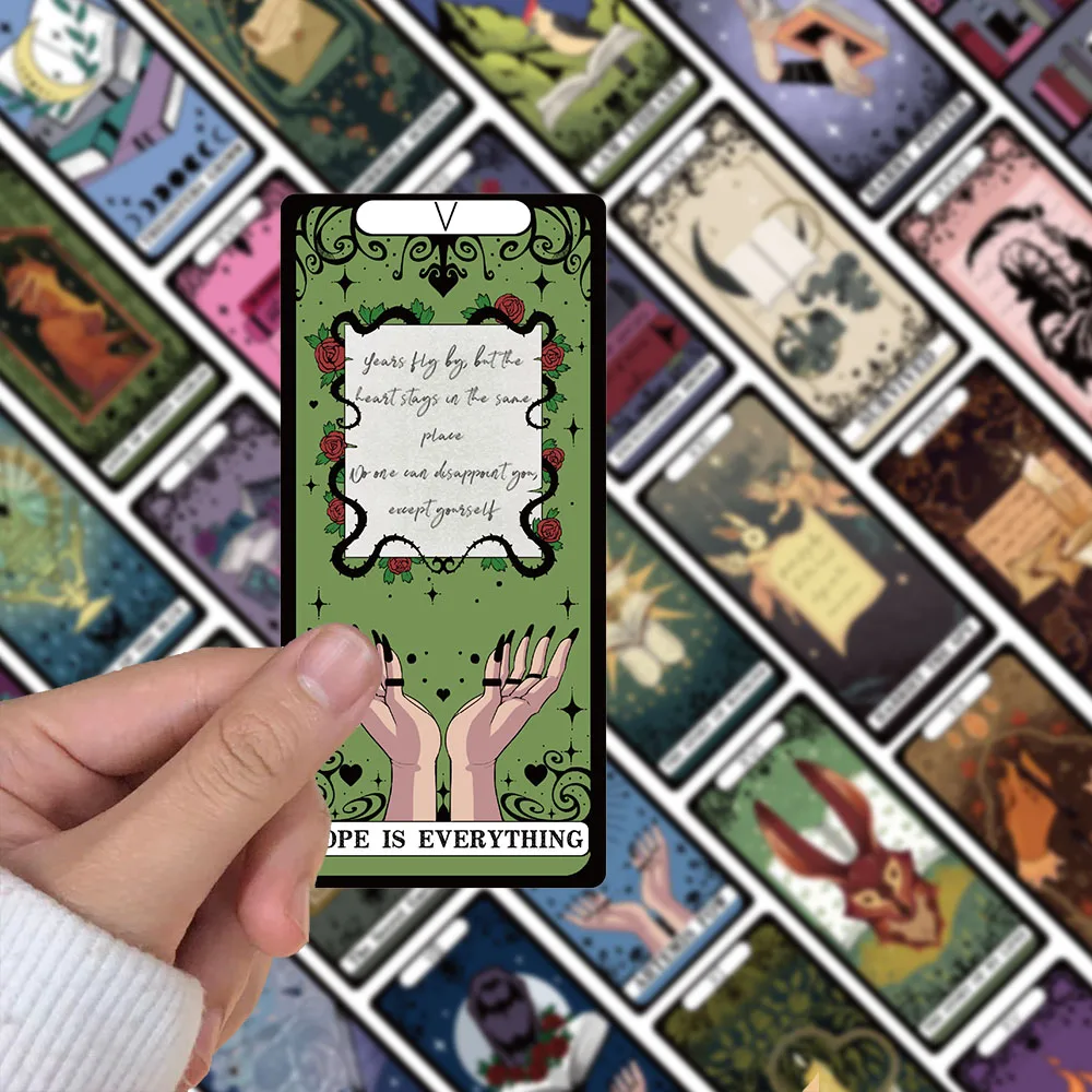 Tarot Reading Bookmarks 30PCS Creative High Beauty Decoration Handbooks Decoration Handbooks Novels Notes Bookmarks