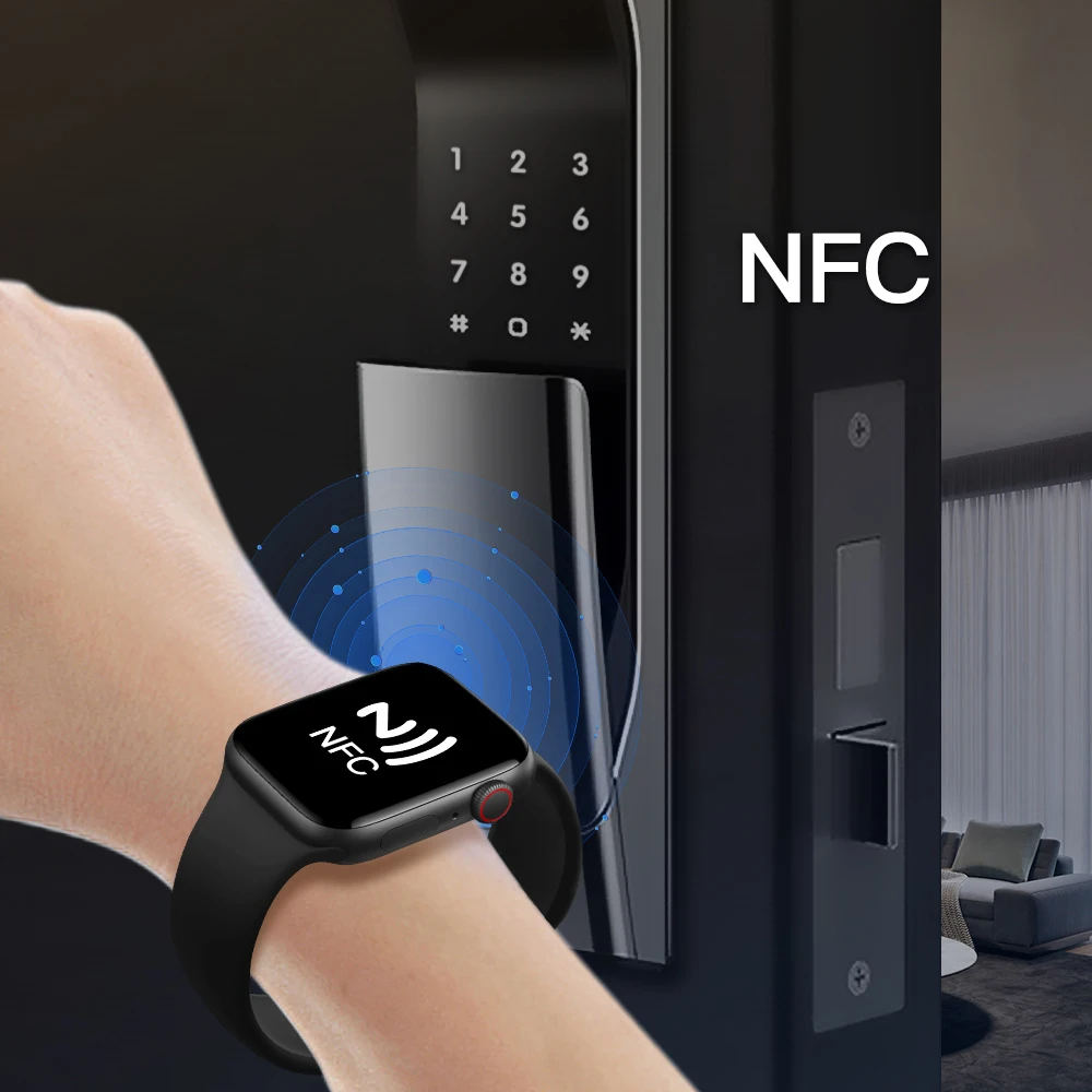  4 5 6 10 Pcs W58 Ʈ ġ  IWO ø 8 ECG NFC Siri  ȭ  IP68 45MM  Smartwatch