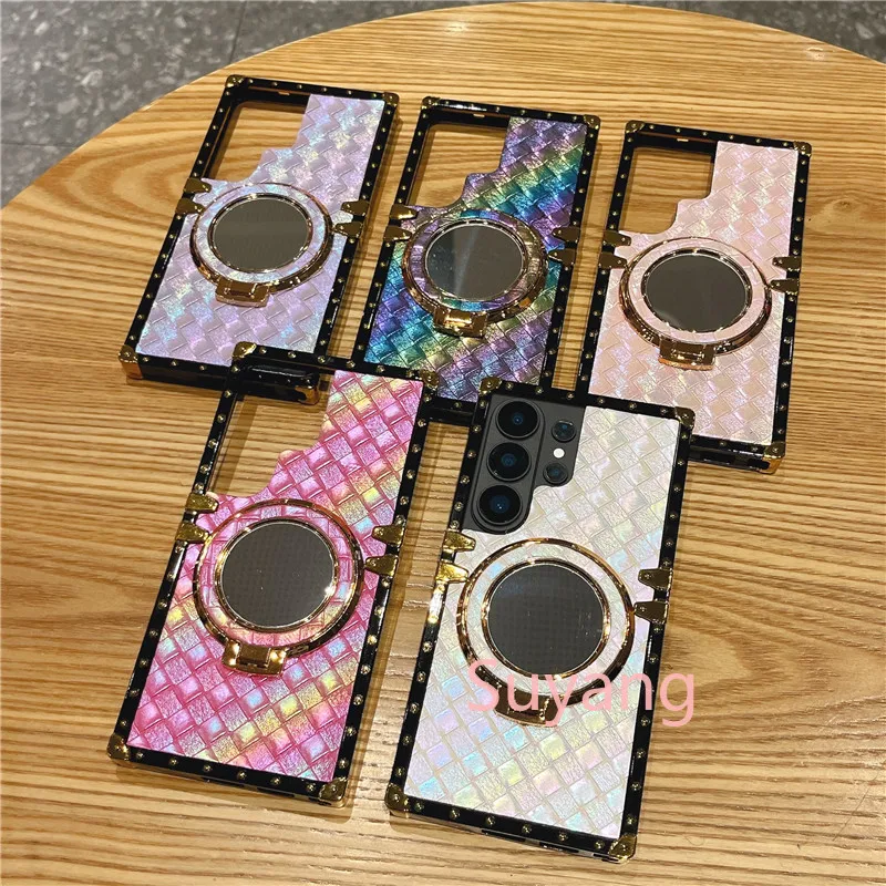 Luxury Mirror Weave Pattern Phone Case For Iphone Pro Max Plus_voghion.com
