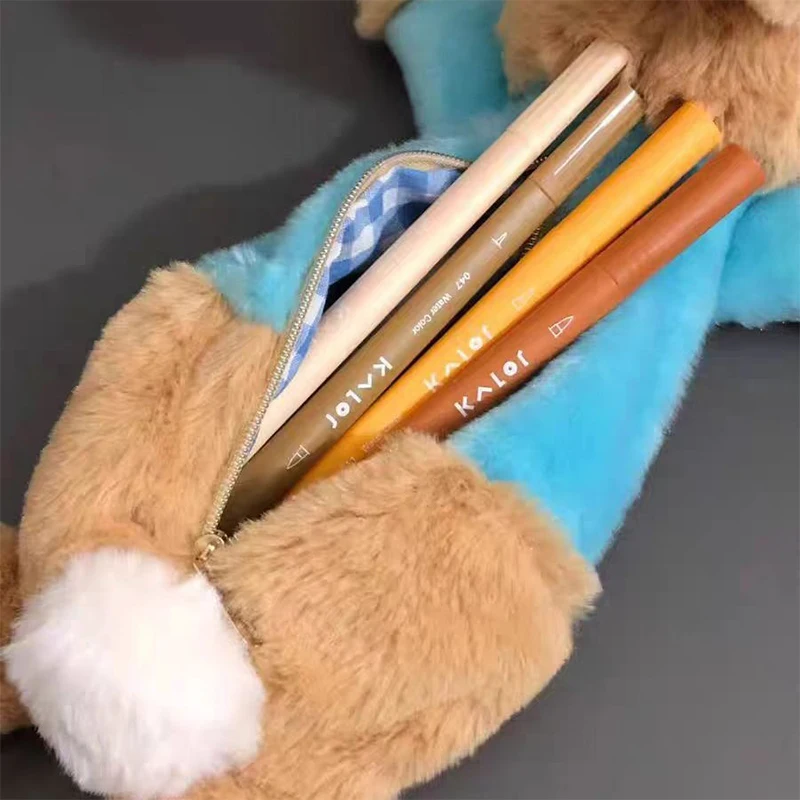 لطيف أفخم أرنب مقلمة طالب القرطاسية اللوازم المدرس...