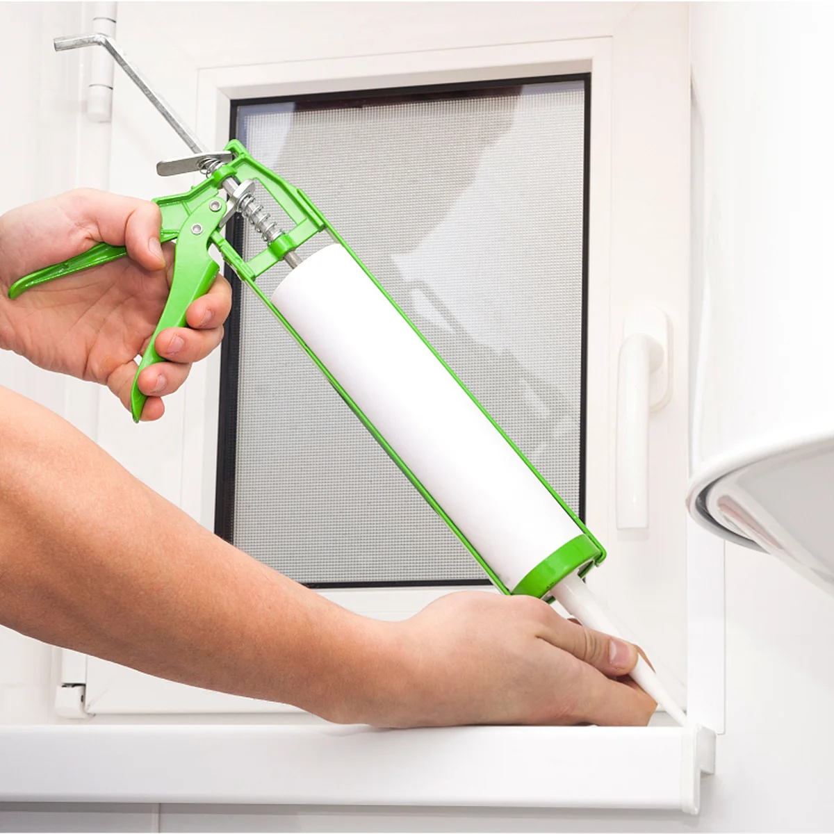 Caulk Tube Tubes Caulking Empty Sealant Plastic Refillable Fillable Home Sausage Bottle Reusable Squeeze Improvement 2