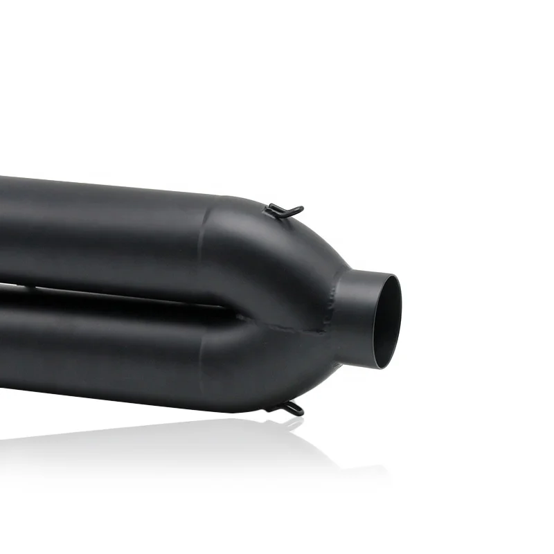 XE-R 오토바이 개조 머플러, SZK GSX-R Z750 Z800 ER6N 용 듀얼 더블 배기 파이프, 51mm