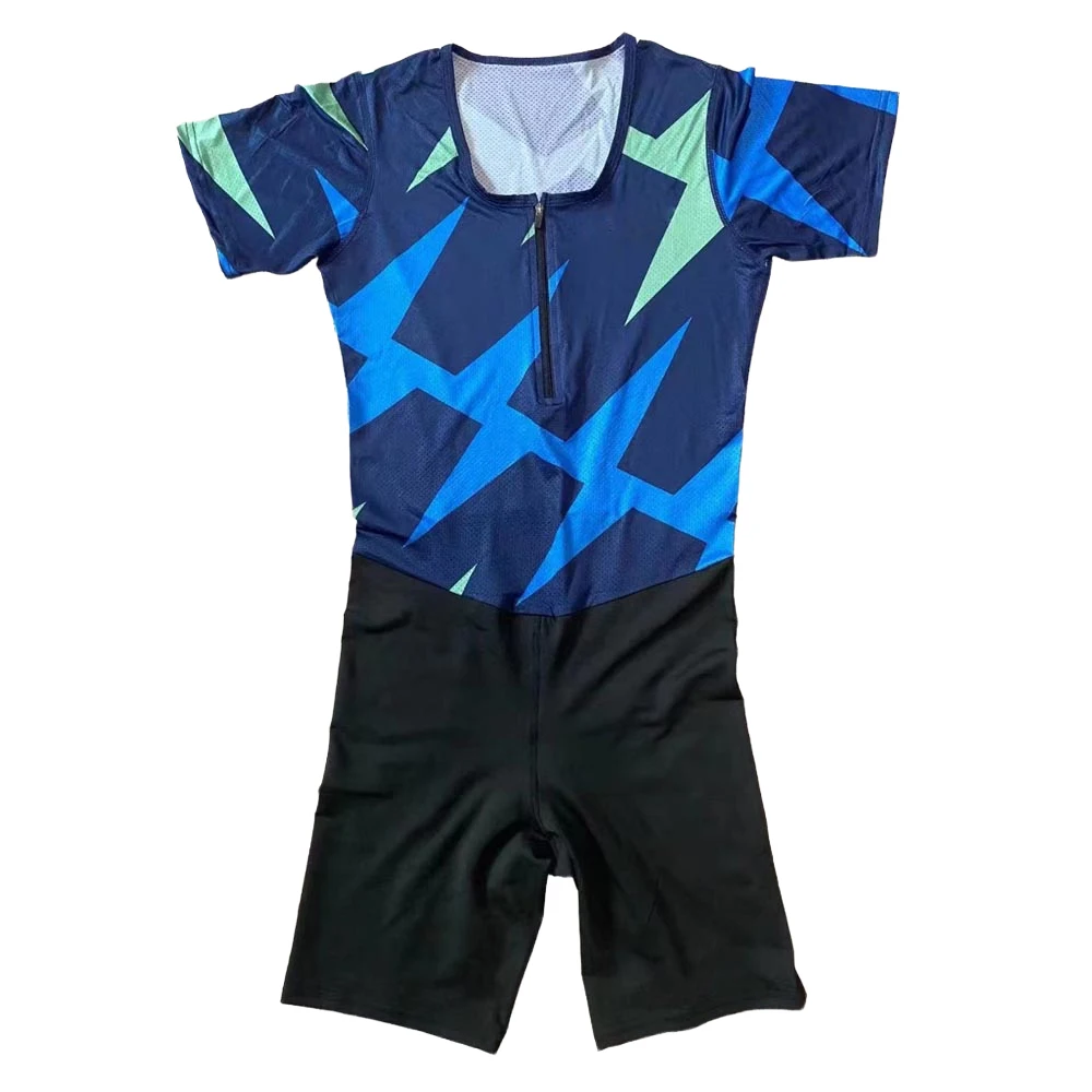 Men One-piece Suit Track and Field Suit Marathon T-shirt Man Elite Leggings Sports Shorts Fast Running Speedsuit Middle Pants sports shorts sports leggings compression pants